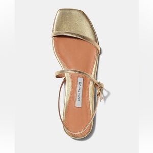 Emme Parsons Hope Sandals in Washed Gold size 36 US 6
